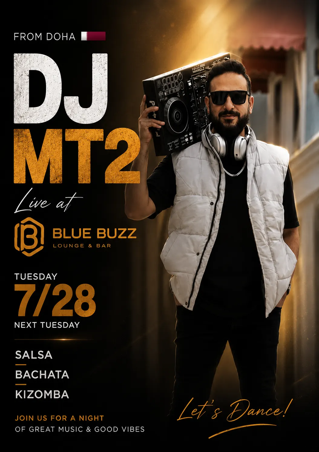 SBK Night at Blue Buzz , Dj MT2 ( From Doha )
