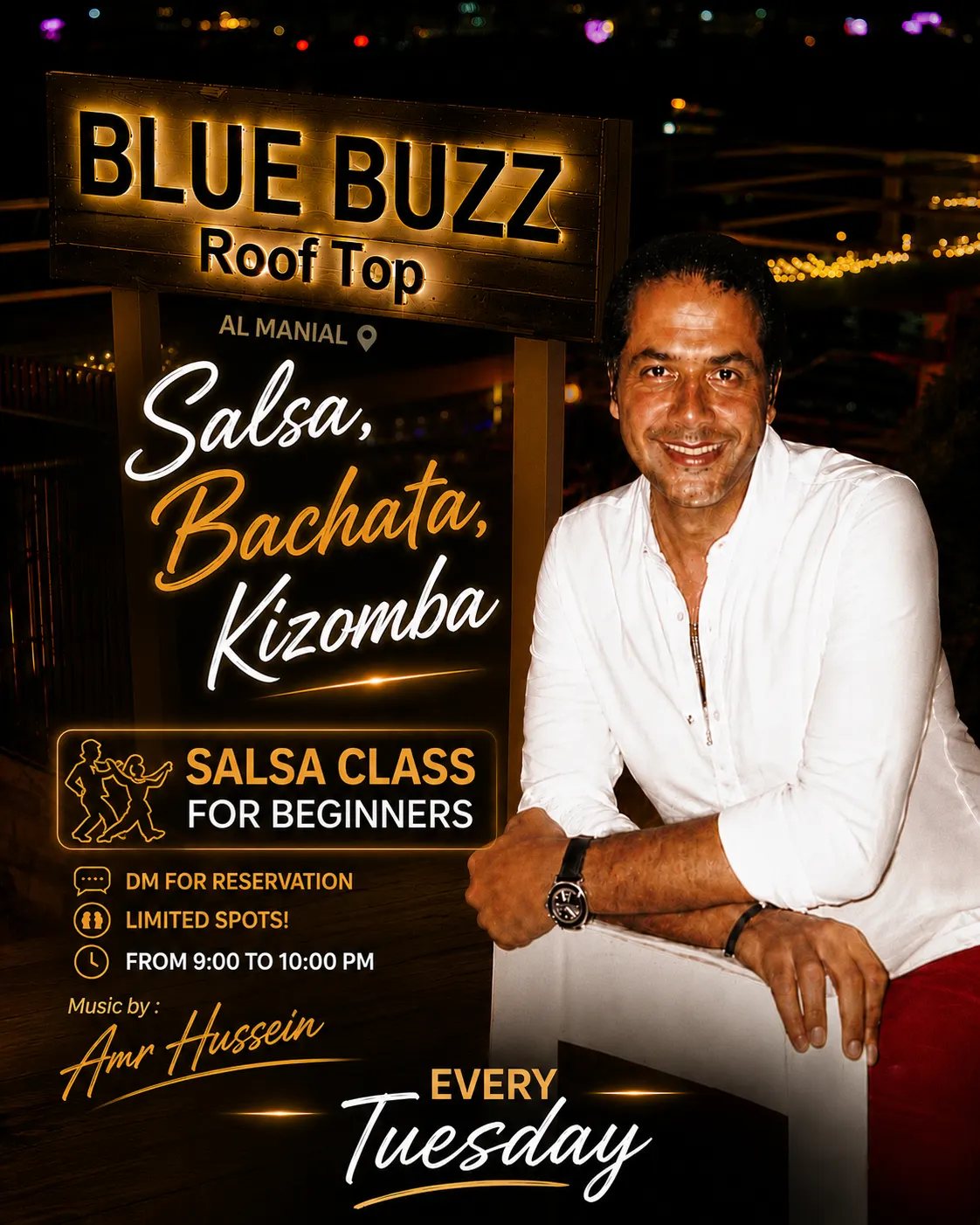 Latin night at Blue Buzz - Al Manial