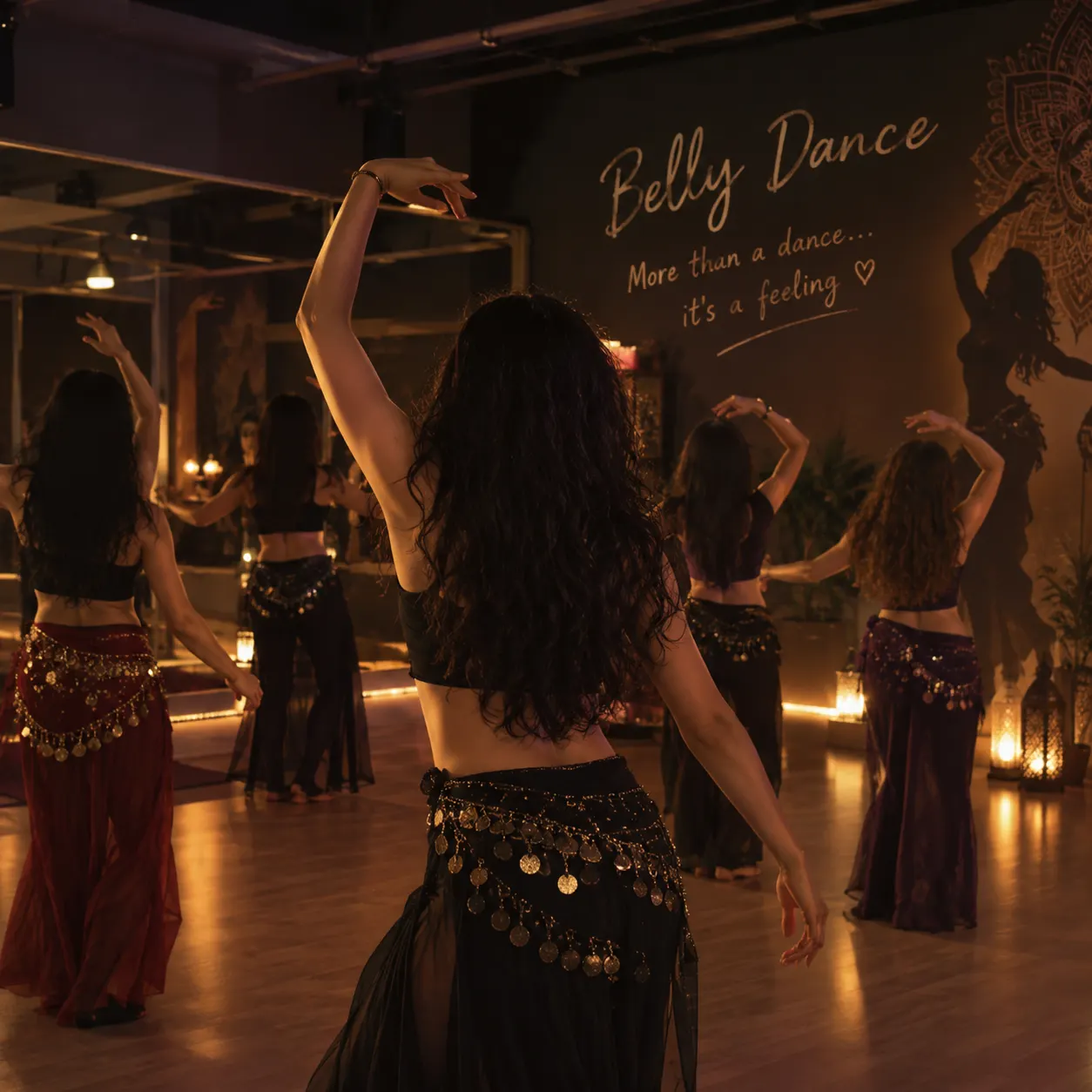 Belly dance class