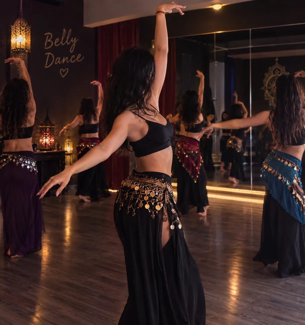 Belly dance class